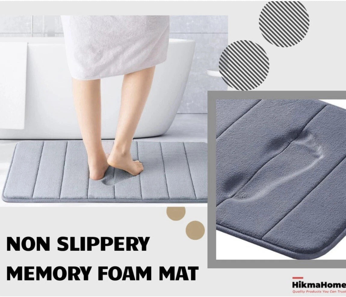 Ultra Soft Microfiber Bath Mat – Quick-Dry, Non-Slip, Machine Washable