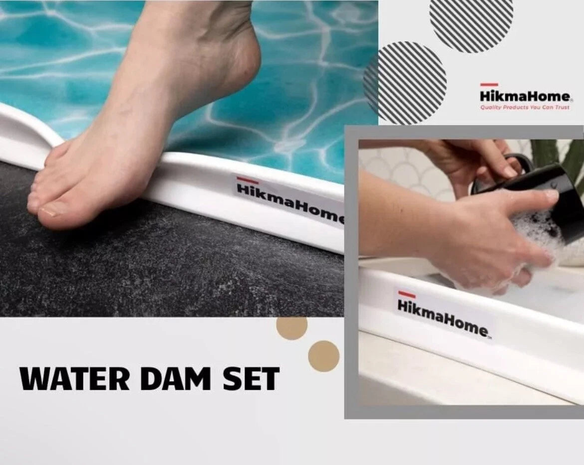 66ā Collapsible Shower Threshold Water Dam Set