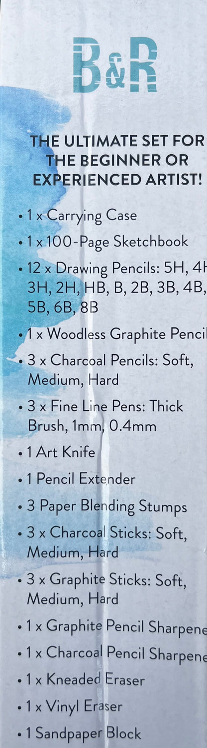 Birch & Rain 36 Piece Drawing Set